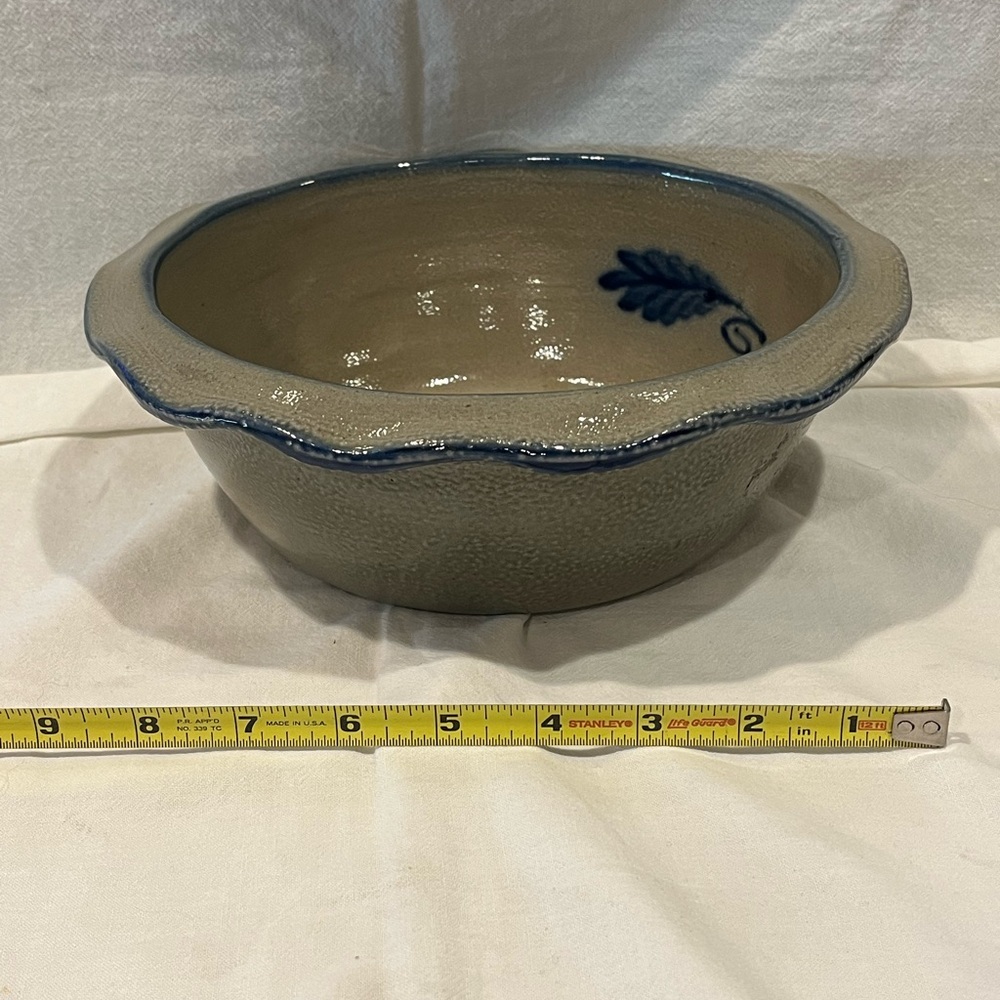 Stunning Vintage 2003 Rowe Pottery Historical Collection Pinched Rim Bowl